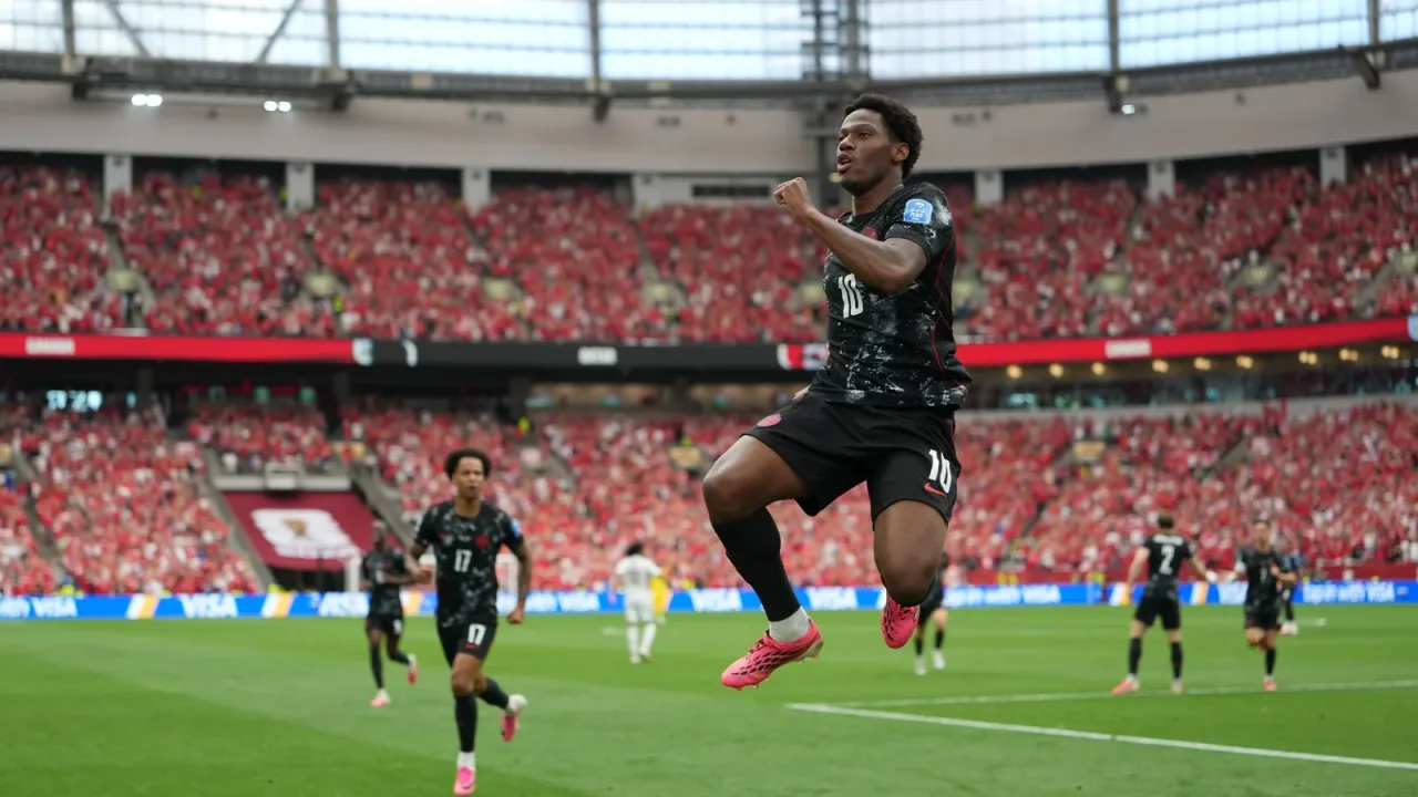 Jonathan David's hat-trick puts him level with Messi