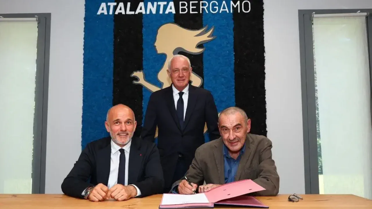 Sarri officially appointed as new Atalanta head coach