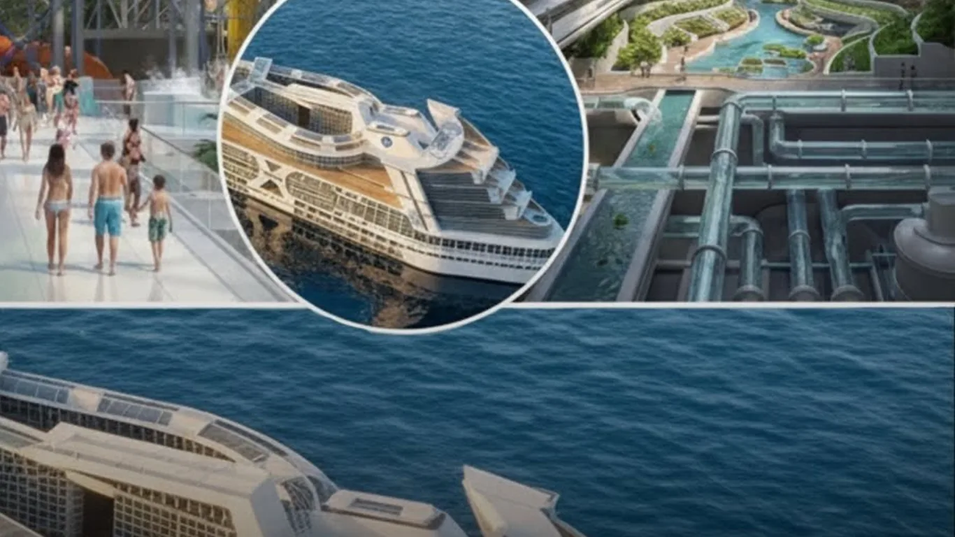 Una ciudad-barco para 80.000 personas: el futuro ya ha comenzado