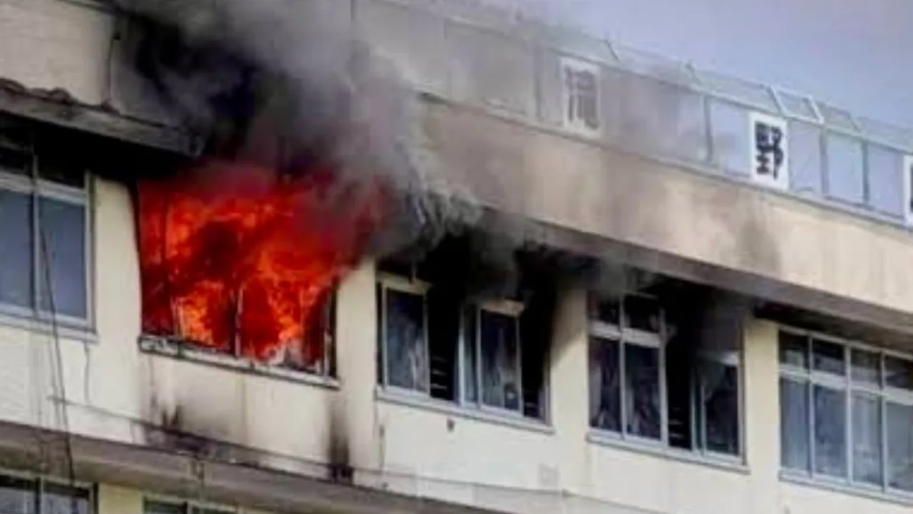 Besorgniserregende Lage in Tokio: Brand an einer Schule