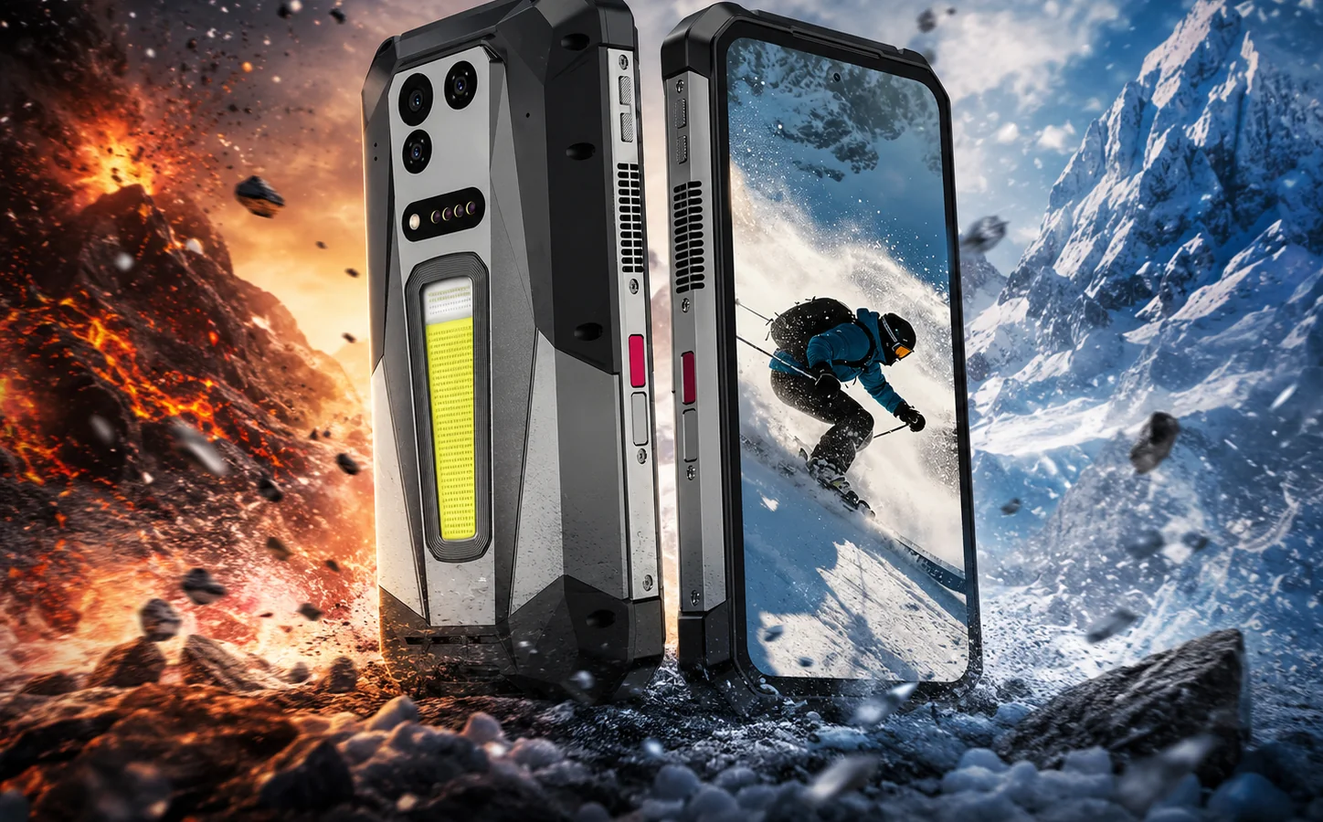 8849 Tank 5: Projektör, Lazer Mesafe Ölçer ve 17 600 mAh Bataryalı Akıllı Telefon