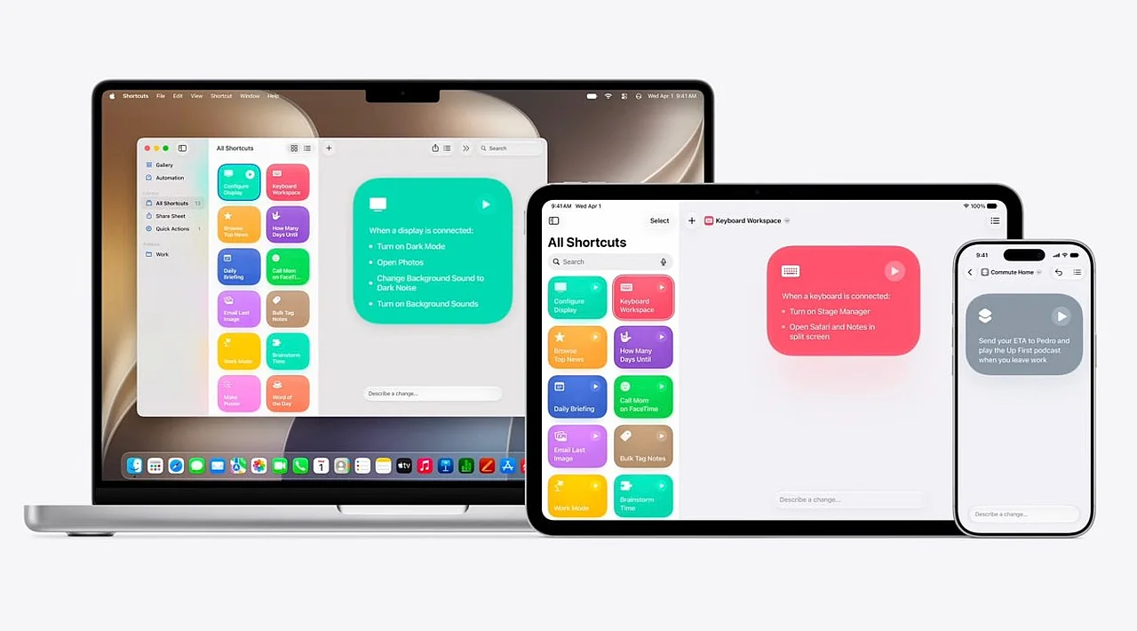 Apple Allows Creating Workflows with AI in New Shortcuts App