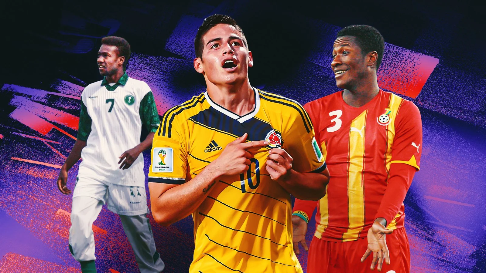 Asamoah Gyan and James Rodriguez: One-hit wonders in World Cup history