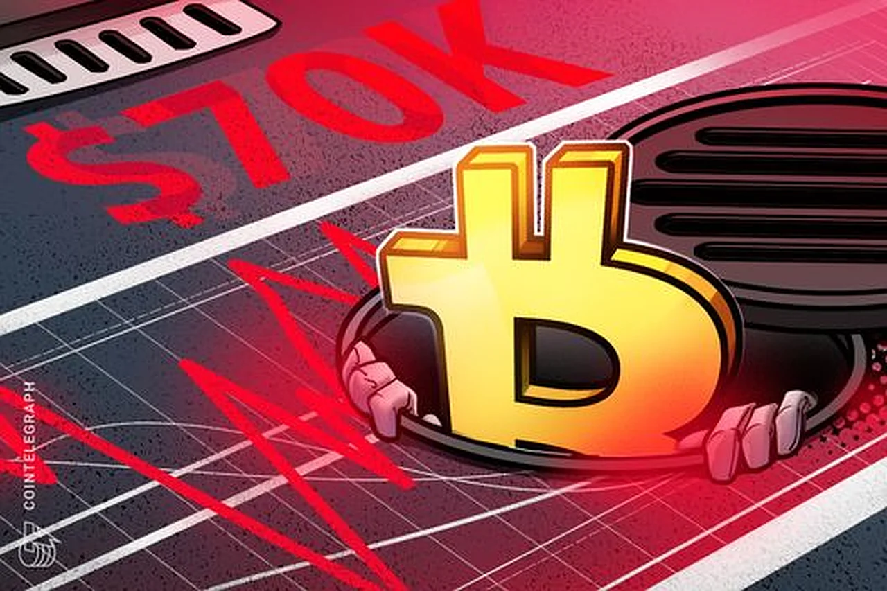 Bitcoin price falls below $70,000: $800 million in market liquidations