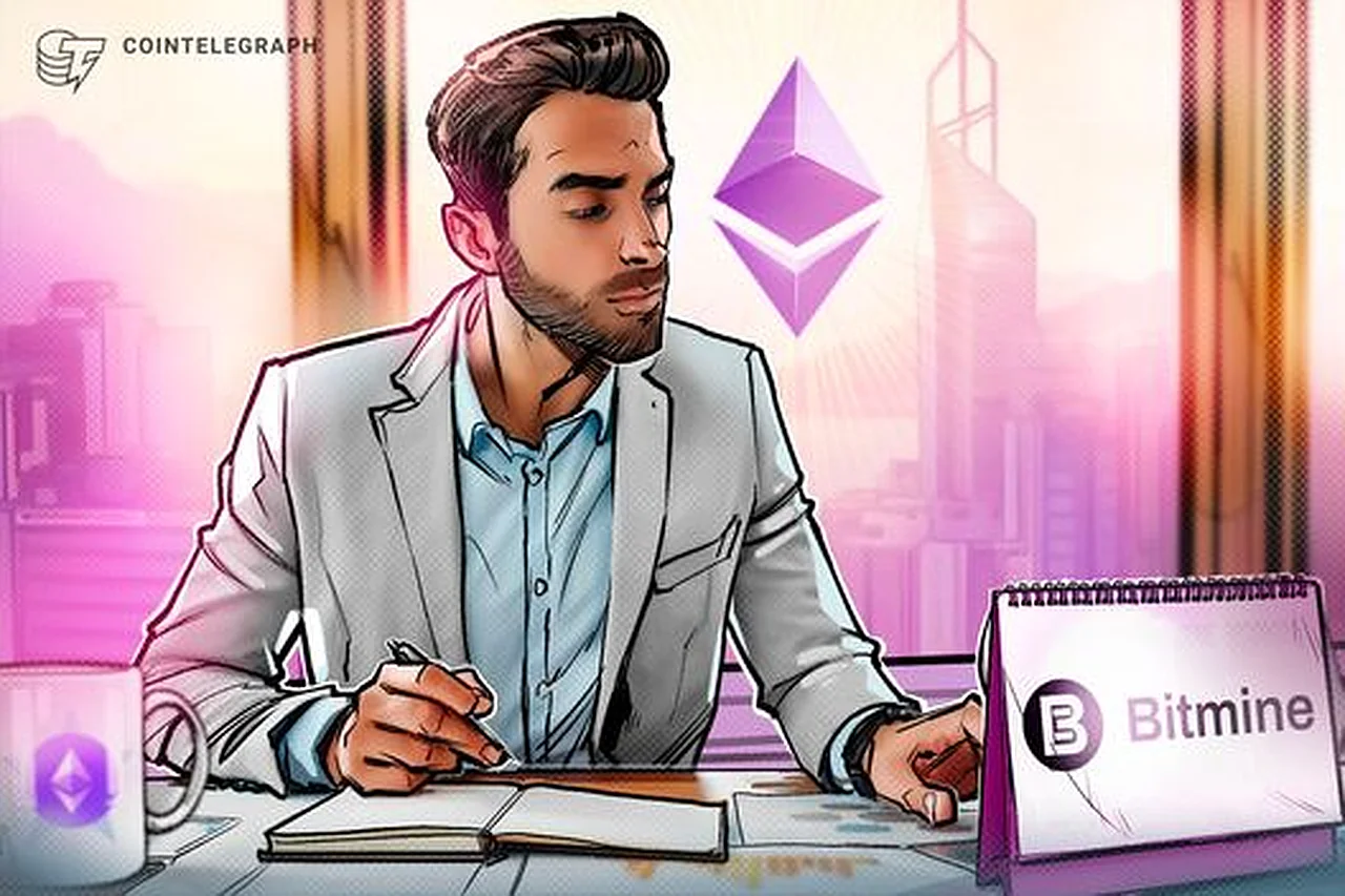 Компания БитМине увеличила свои резервы Ethereum до 10 миллиардов долларов
