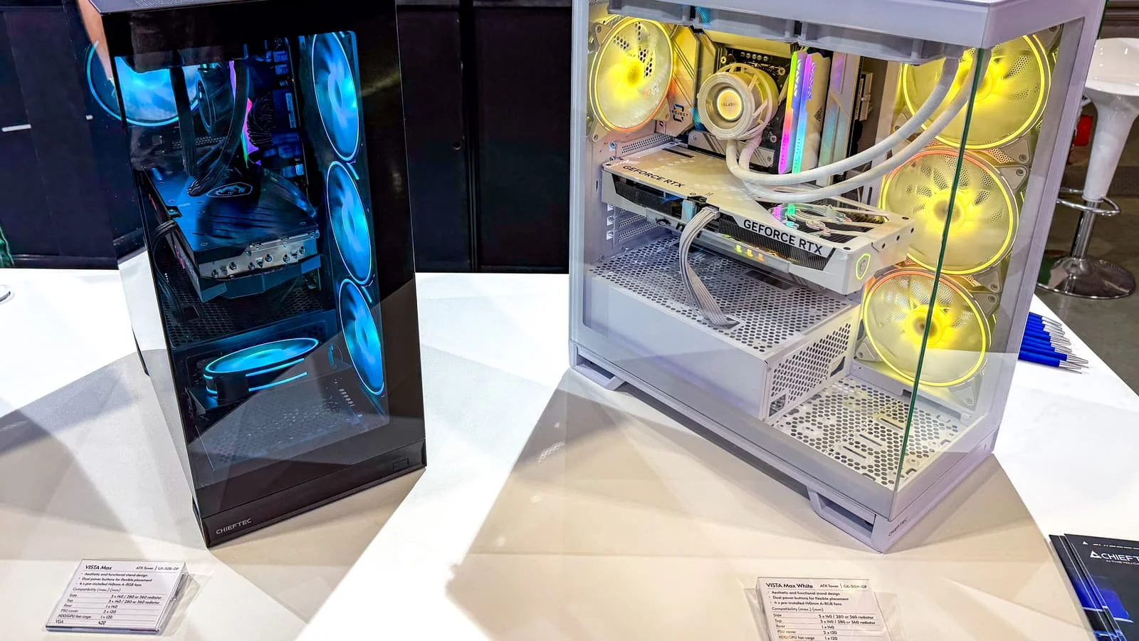 Chieftec Computex көрмесінде 4 бейнекартаға арналған The Big One және Vista Max корпустарын таныстырды