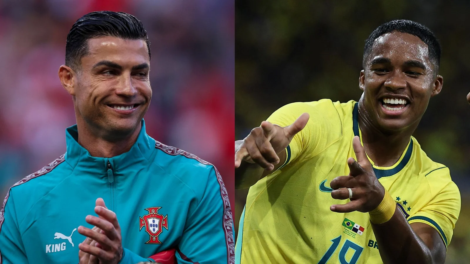Endrick se compara con Cristiano Ronaldo
