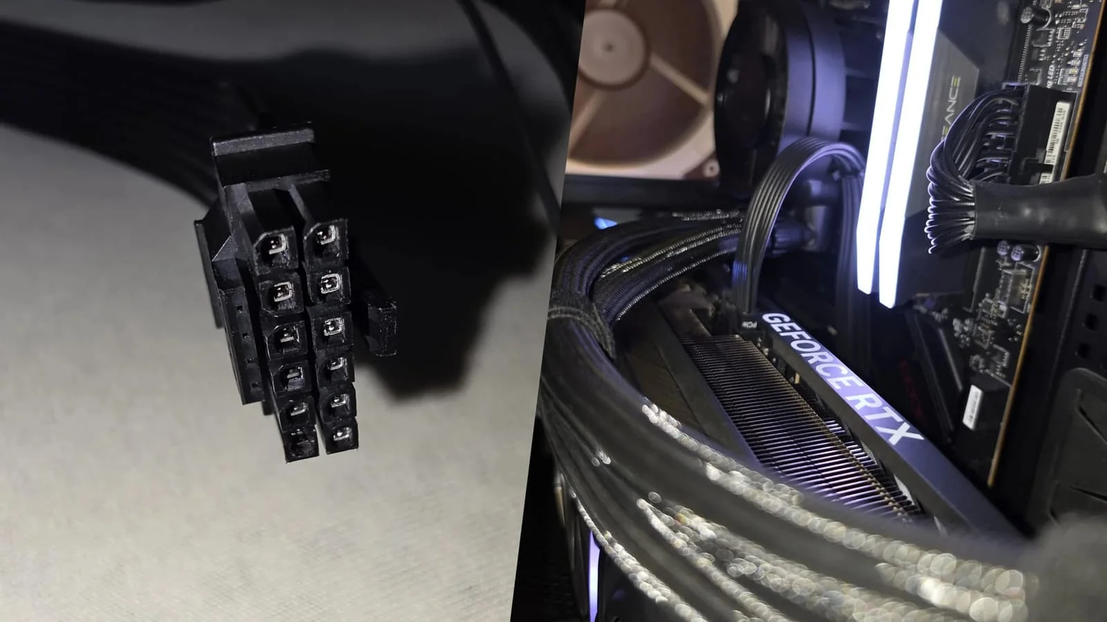 Фойдаланувчи GeForce RTX 5090 қувват улагичини мунтазам текшириб турган бўлса-да, у барибир эриб кетди