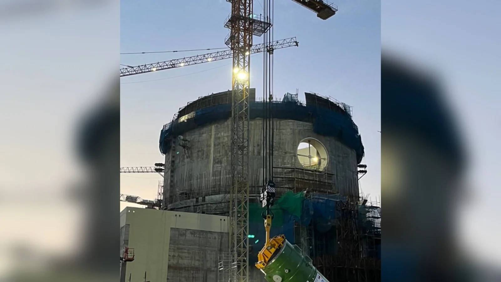 Cuve du réacteur installée dans la cinquième unité de la centrale NPP de Kudankulam en Inde