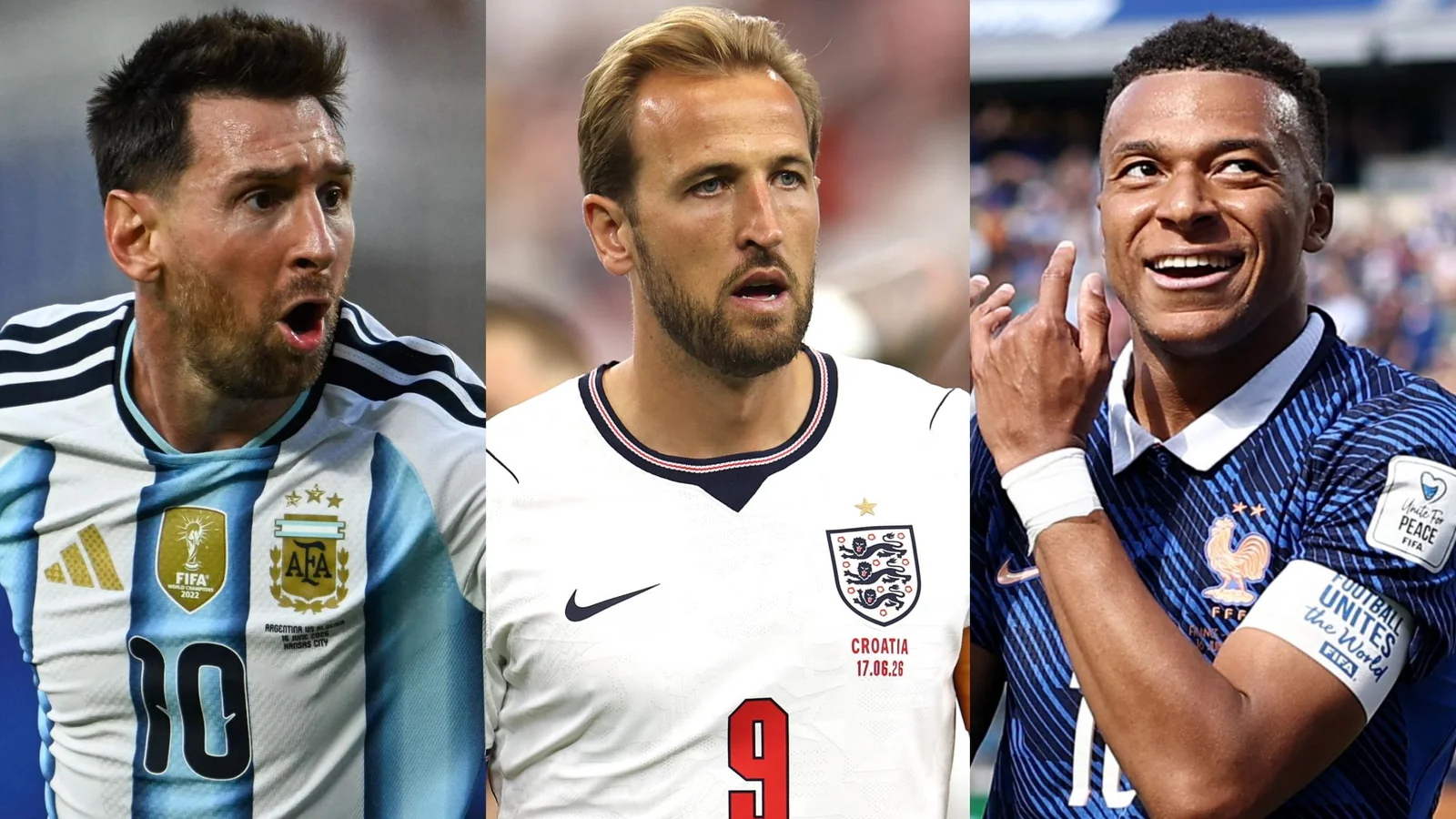 World Cup: Golden Boot race between Harry Kane, Lionel Messi and Mbappe