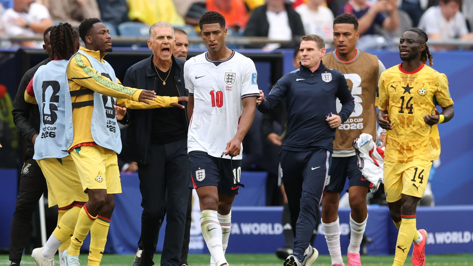 World Cup Clash: What Happened Between Carlos Queiroz and Jude Bellingham?