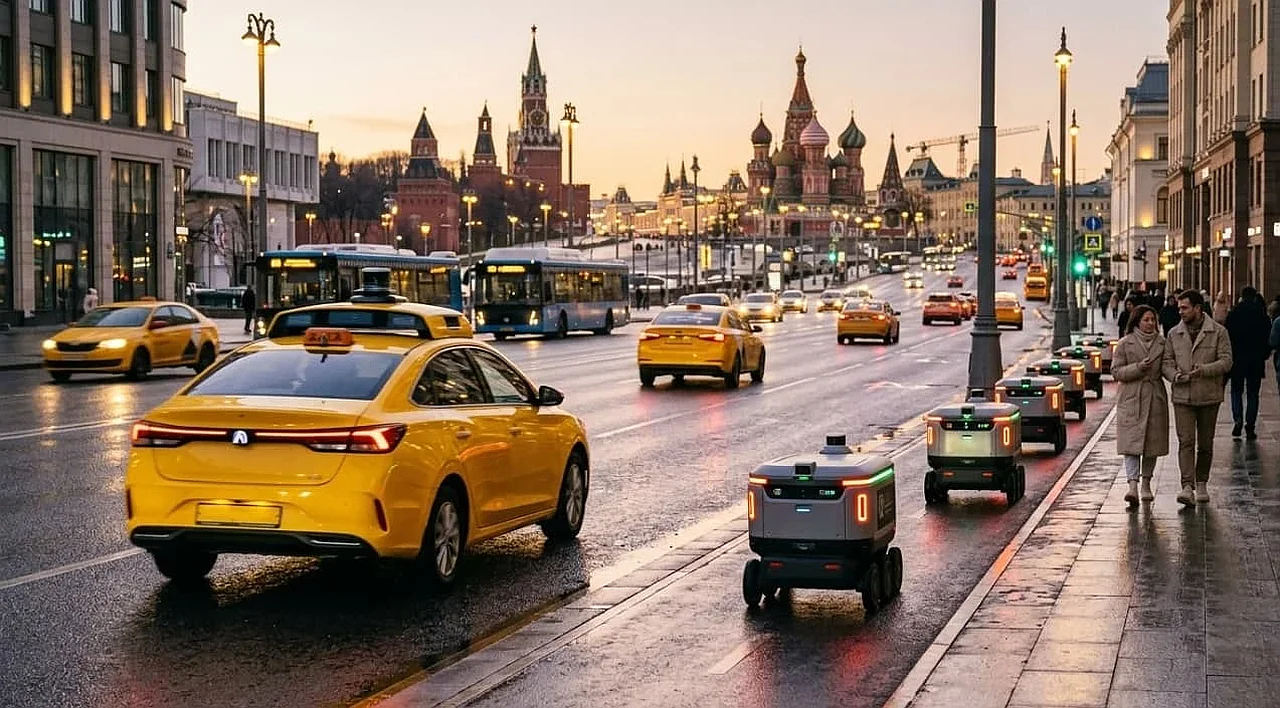 Москва кўчаларида 200 та ҳайдовчисиз такси ҳаракатланиши кутилмоқда