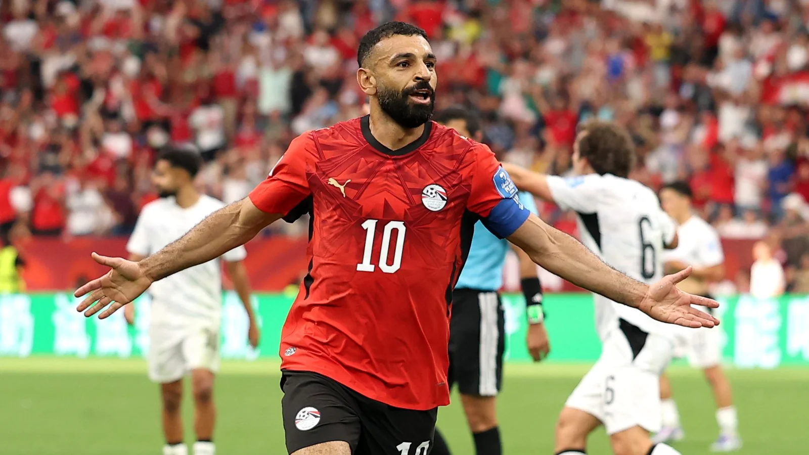 Mohamed Salah delivers Egypt's first World Cup victory