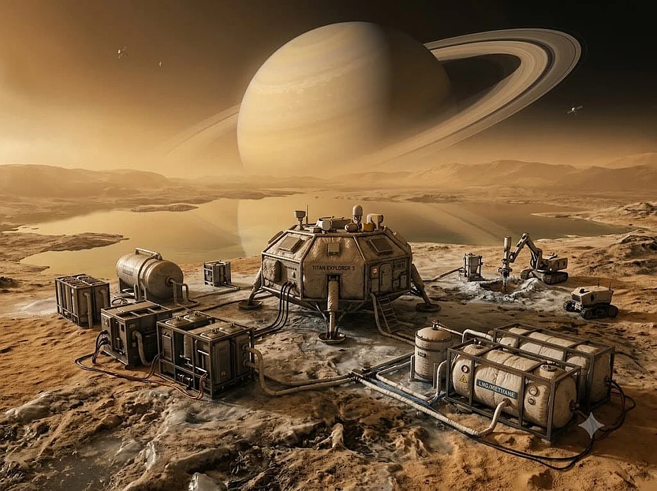 Des scientifiques de la NASA proposent de transformer Titan en une immense base de carburant spatiale