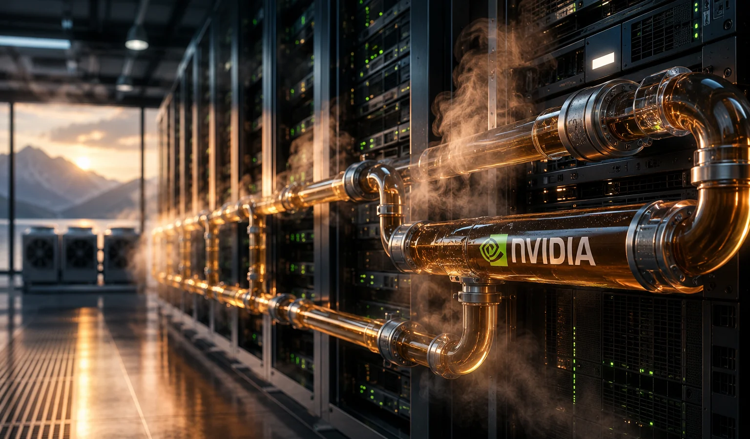 NVIDIA Proposes Cooling AI Servers With 55°C Hot Water