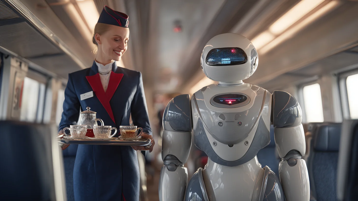 Robot assistants for trains: New technology under testing