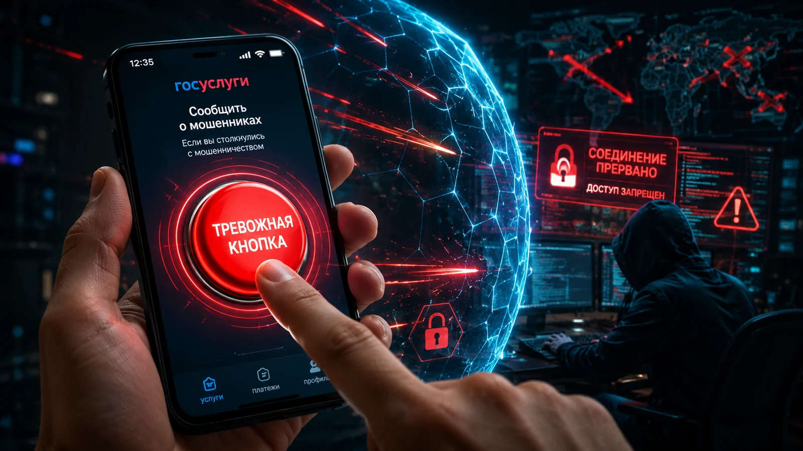 “Danger Button” Against Cyberfraud to Appear on Russia’s Gosuslugi Portal