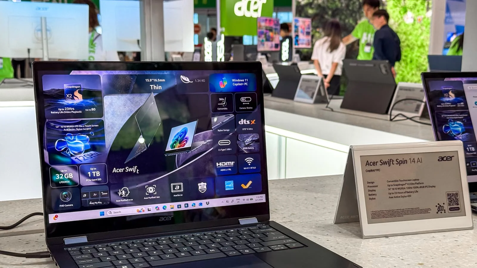 Snapdragon-powered transformer and Helios 18: Acer at Computex 2026