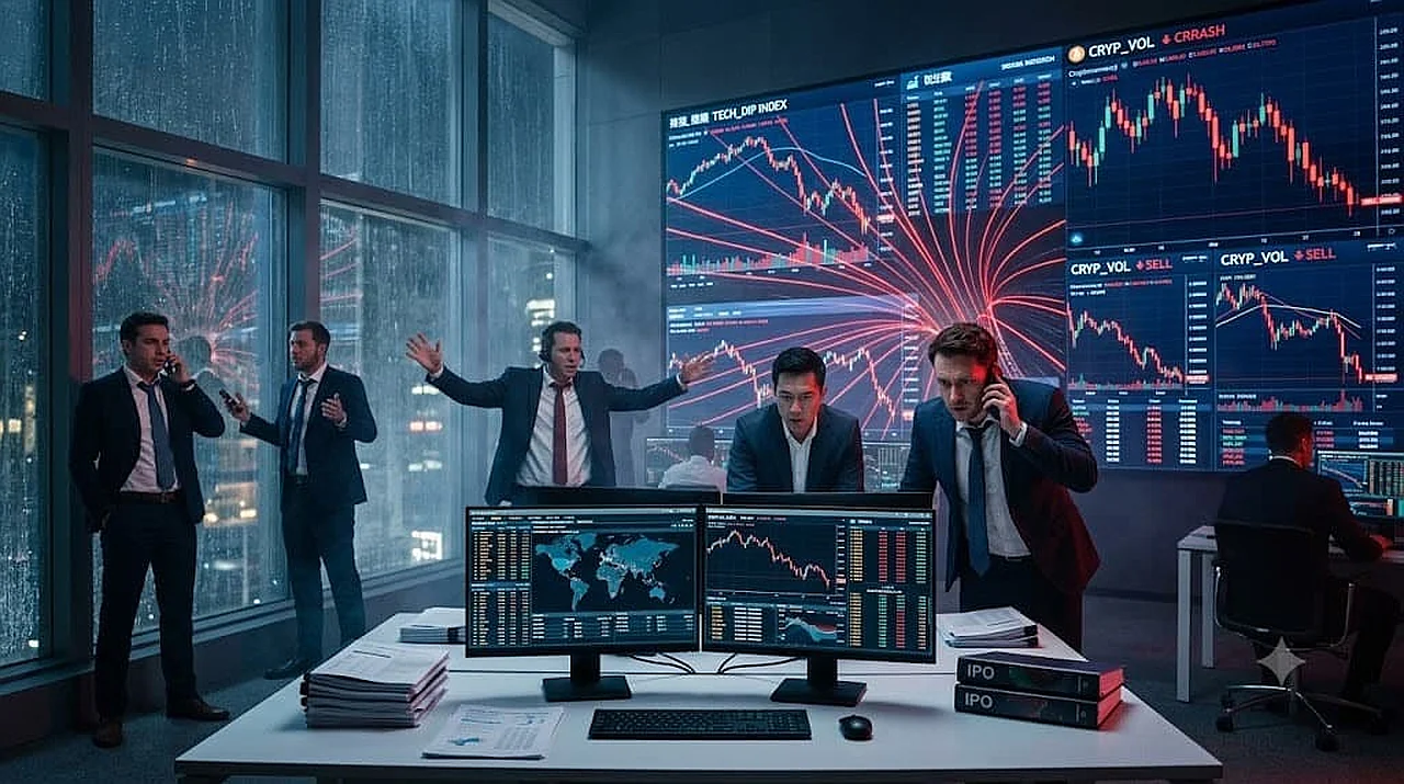 Tech and cryptocurrency markets decline amid SpaceX IPO hype