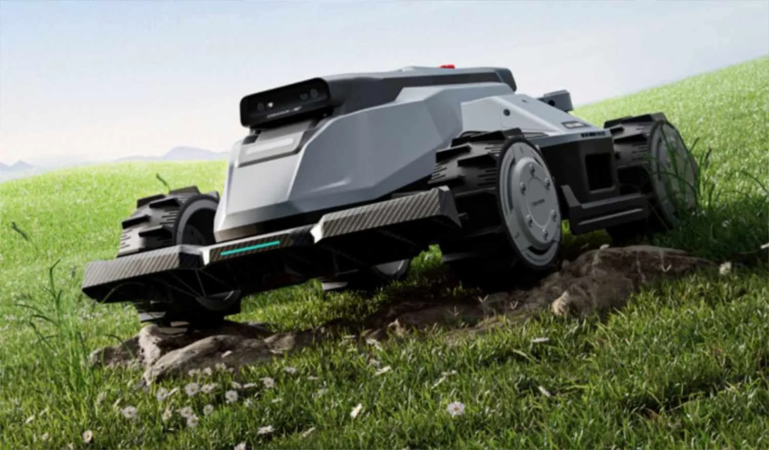 TerraMow X AWD: Smart Mini-Tank with 28-Core Processor for Gardens Unveiled