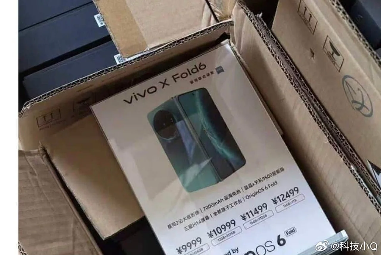 Lanzamiento inminente del Vivo X Fold6: cámara de 200 MP y precios récord