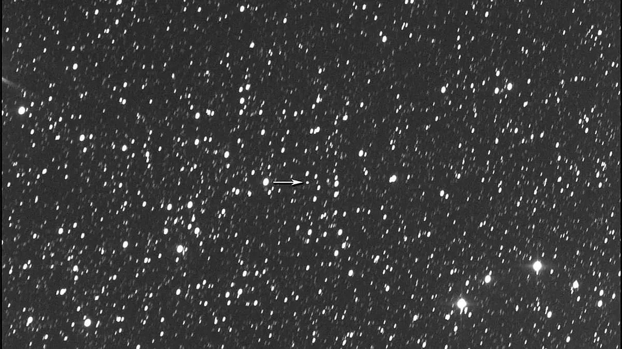 A massive and potentially hazardous asteroid is approaching Earth: A 400-year record