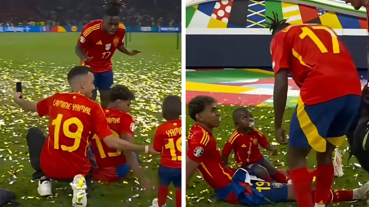 Funny Video of Yamal’s Younger Brother Being Scared of Nico Williams’ Hair Takes Over the Internet
