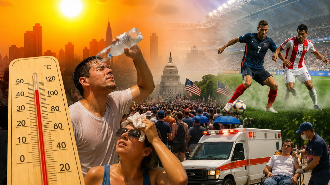 Record heat wave in the US: hundreds affected, FIFA concerned