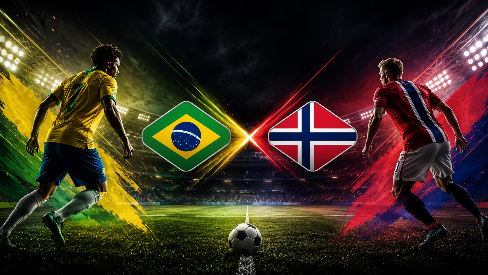 Follow the Brazil vs Norway match live on our website