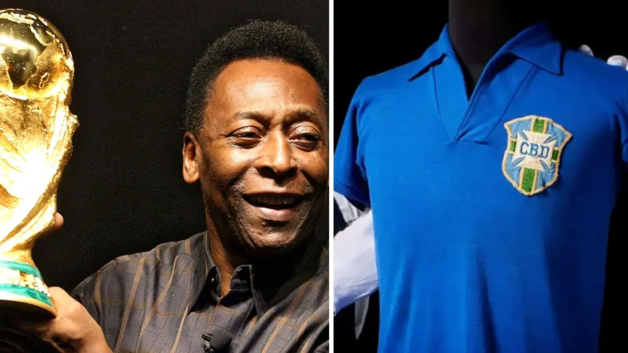 ¡La camiseta de la final de Pelé se vendió en subasta por casi 5 millones de dólares!