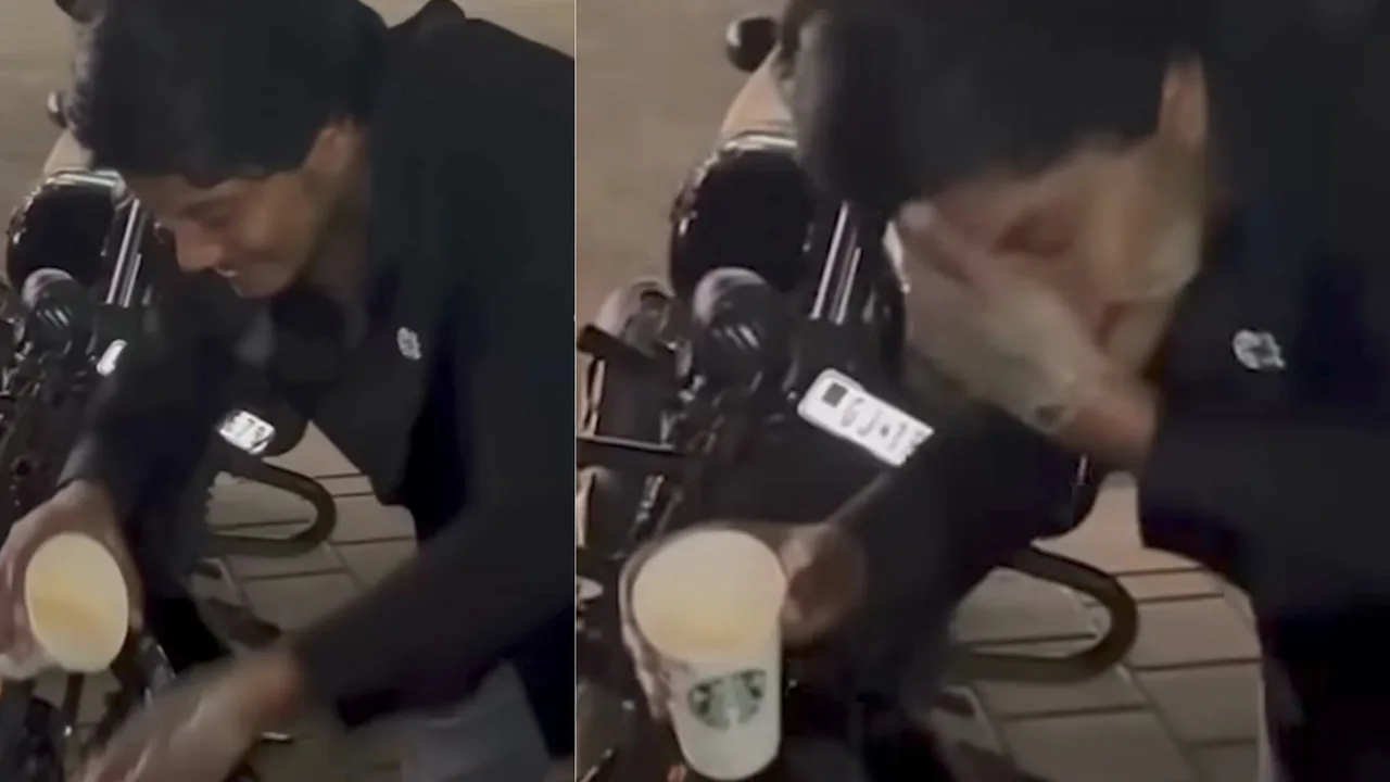 Ёшлар бойлигини исботлаш учун "Starbucks" қаҳваси билан юз ювмоқда