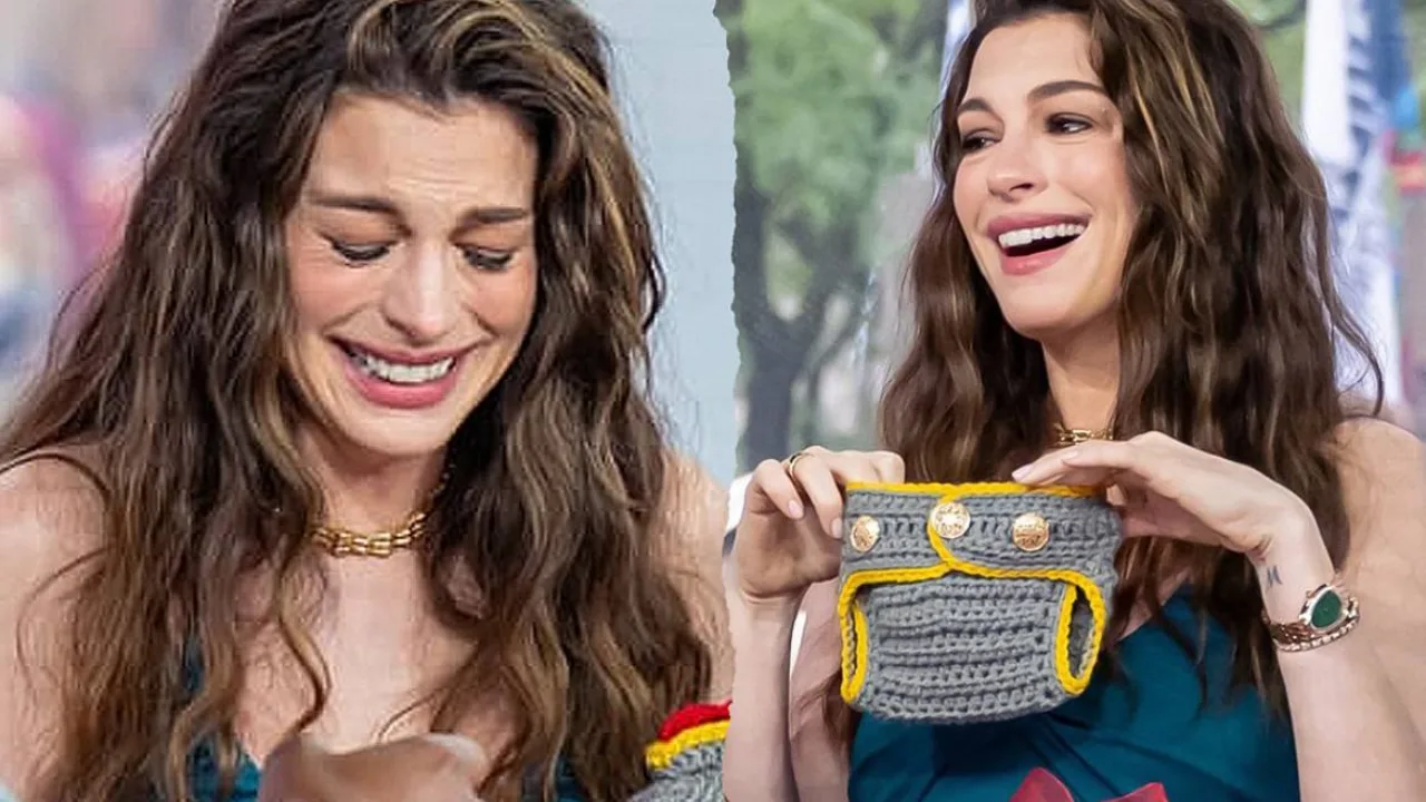 An unexpected gift that made Anne Hathaway cry on the “Today” show!