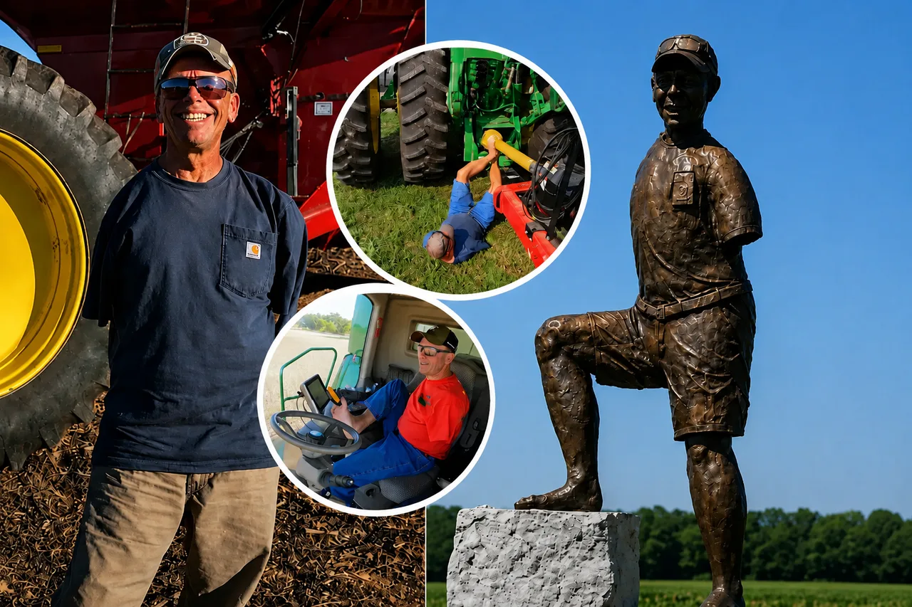 Statue Erected in Memory of Armless Farmer