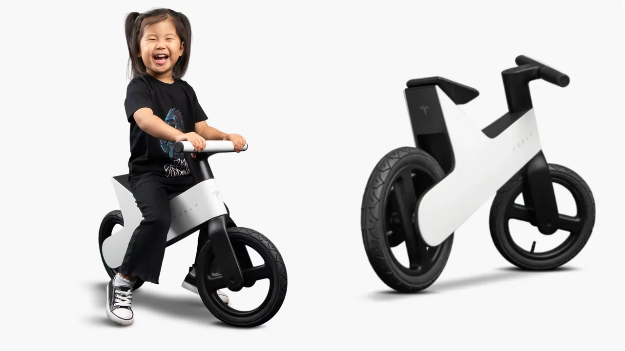 Tesla stellt neues Laufrad für Kinder vor
