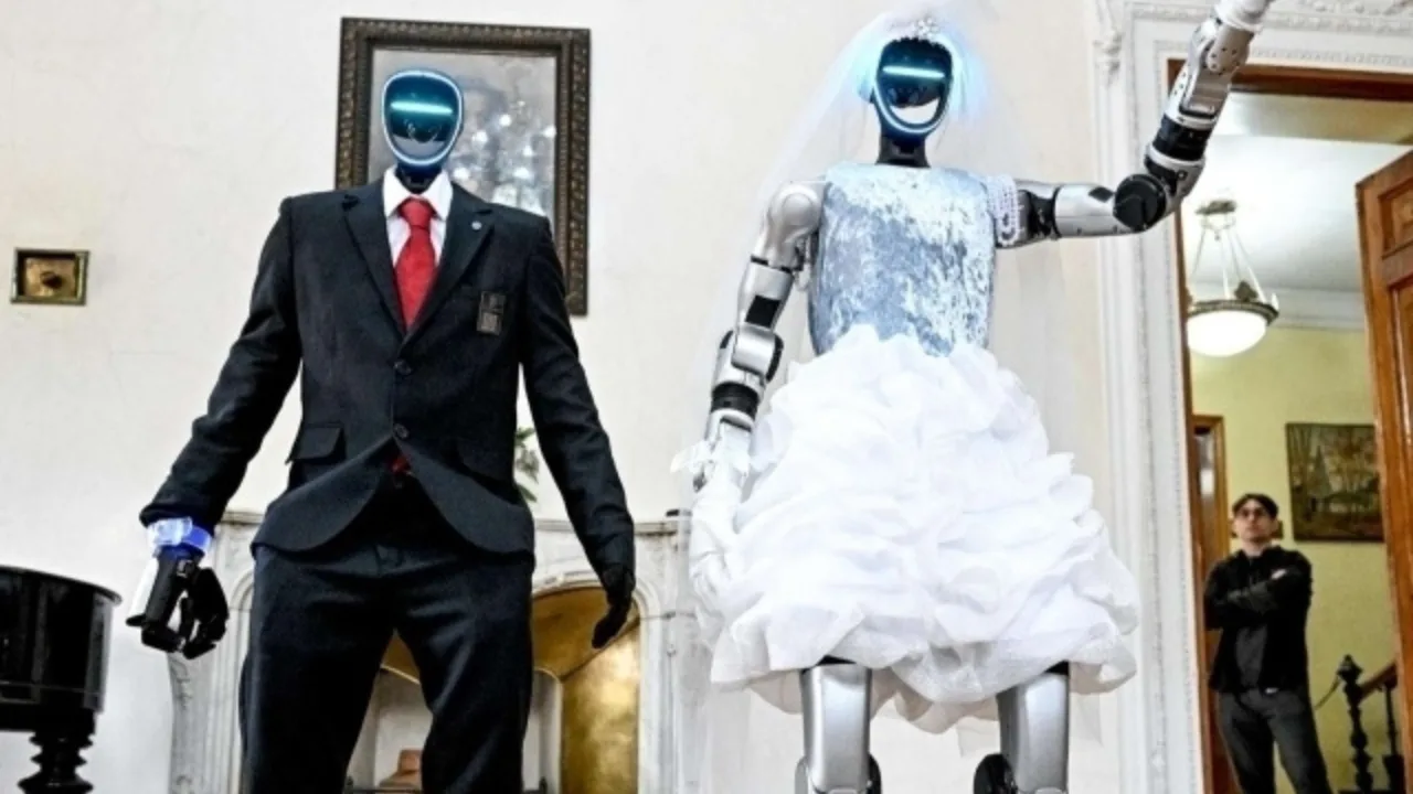 Robot wedding held in Moscow, everyone is talking about it