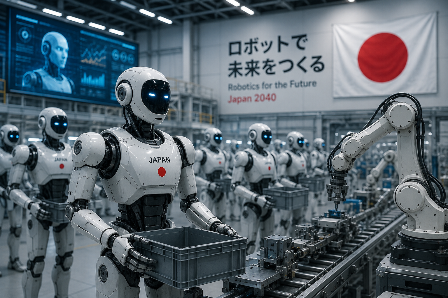 Japan to Deploy 10 Million Smart Robots by 2040