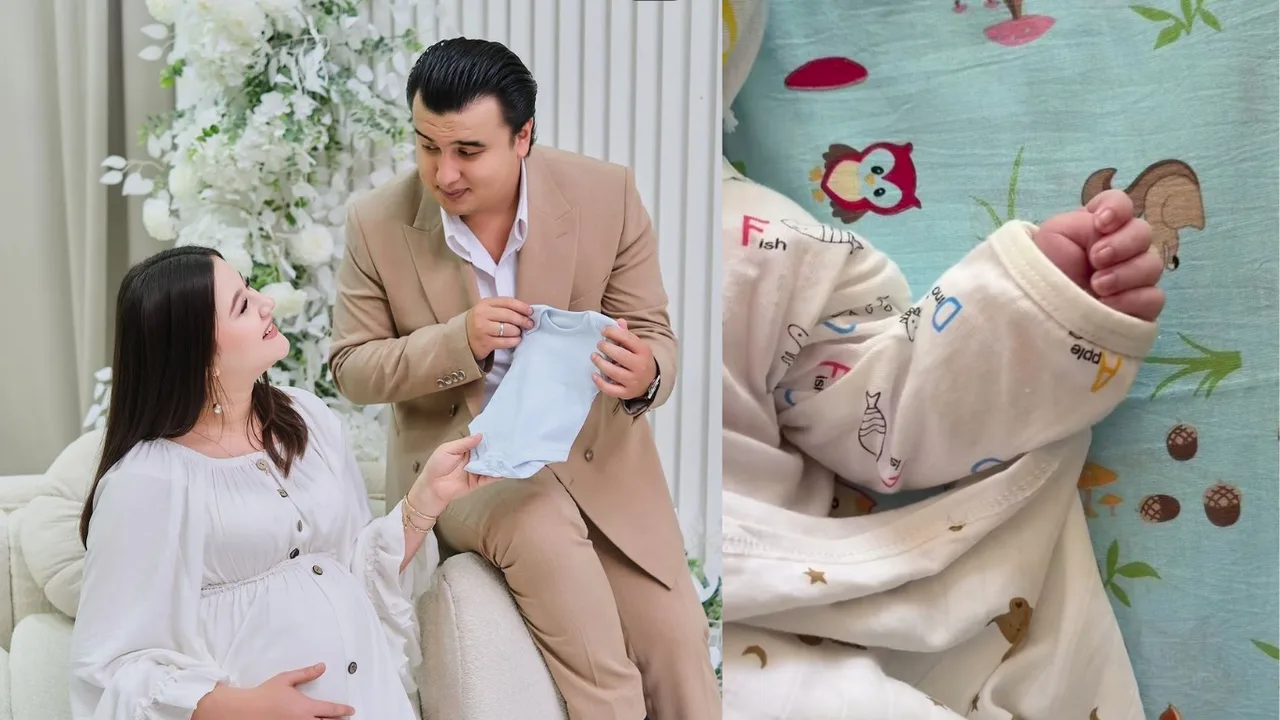 Shohruh Mirzo and Oyshaxon welcome their first child