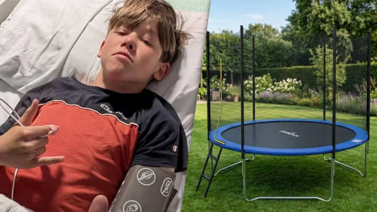 Simple jump on a trampoline led to a stroke in a 13-year-old boy