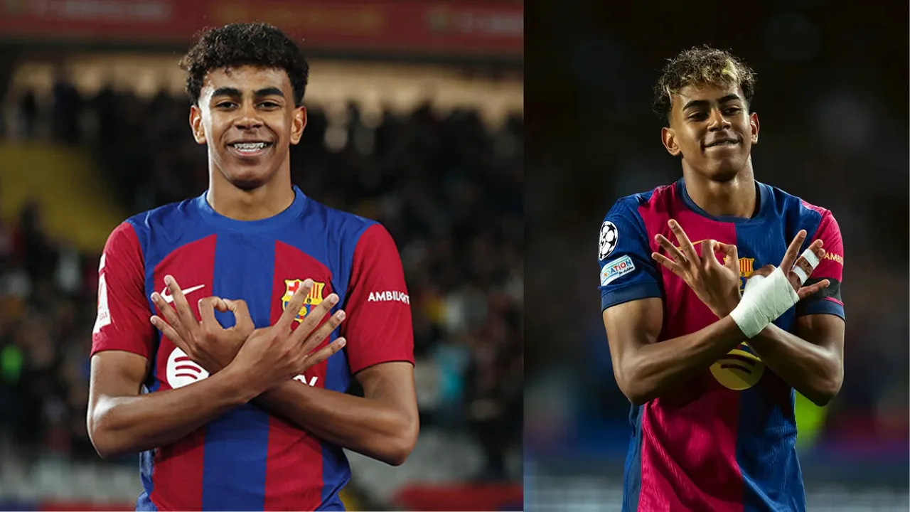 Why does Lamine Yamal show the "304" sign after every goal?