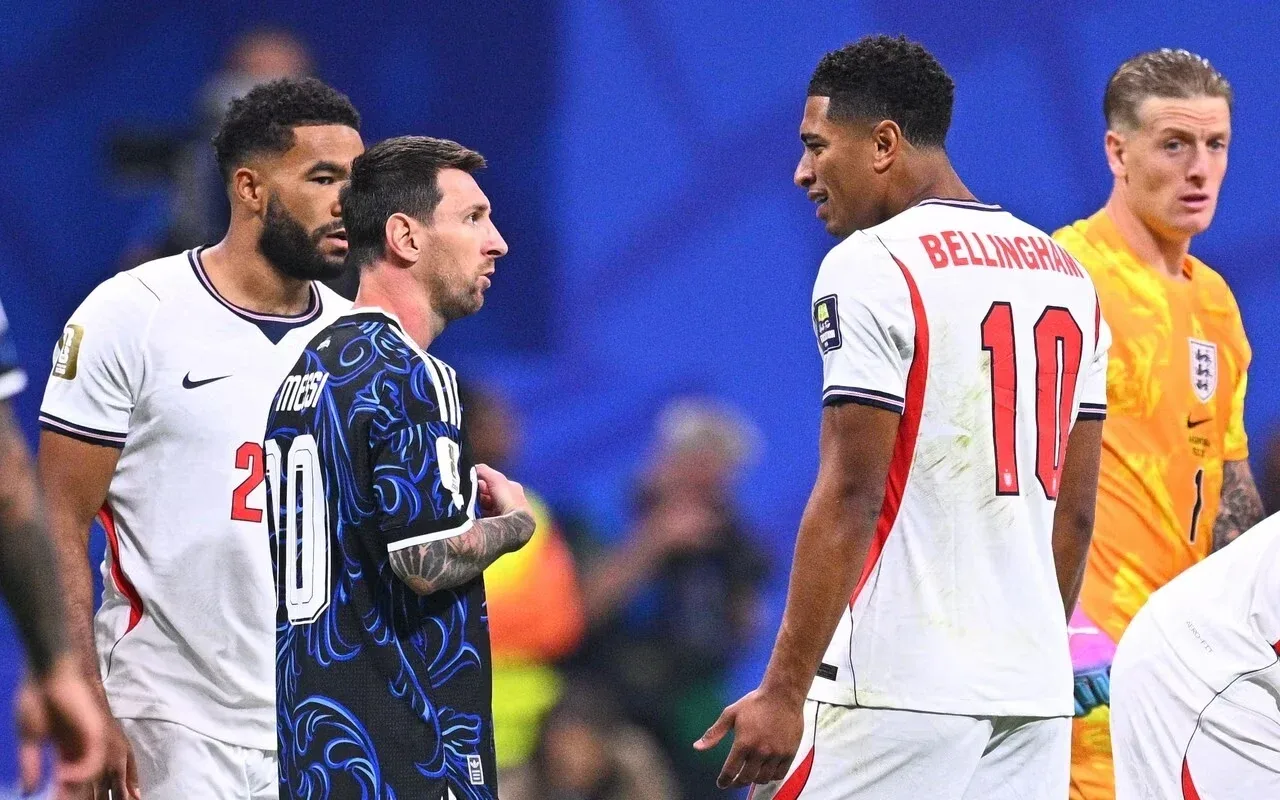 What was said during the argument between Messi and Bellingham?
