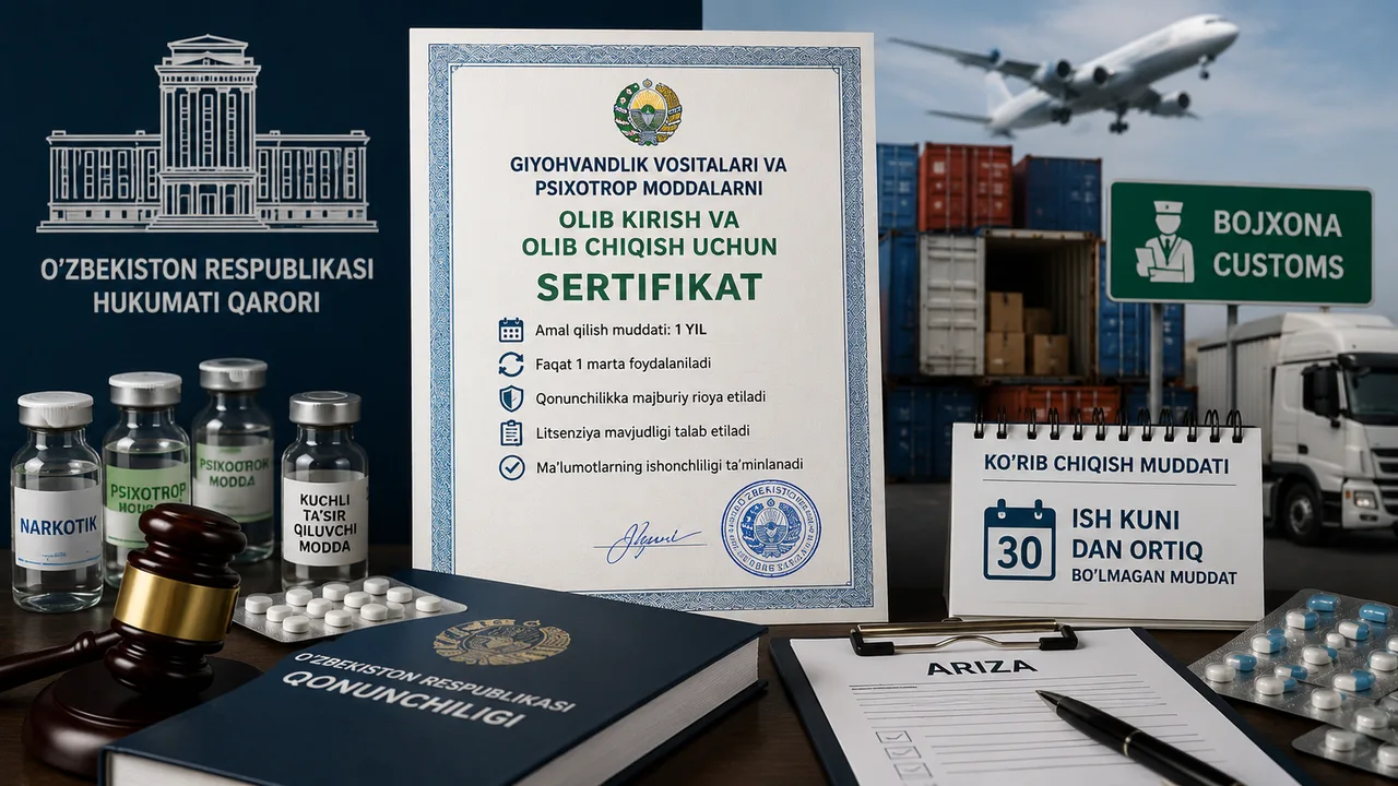 Новый порядок ввоза наркотических средств: кому выдается сертификат?