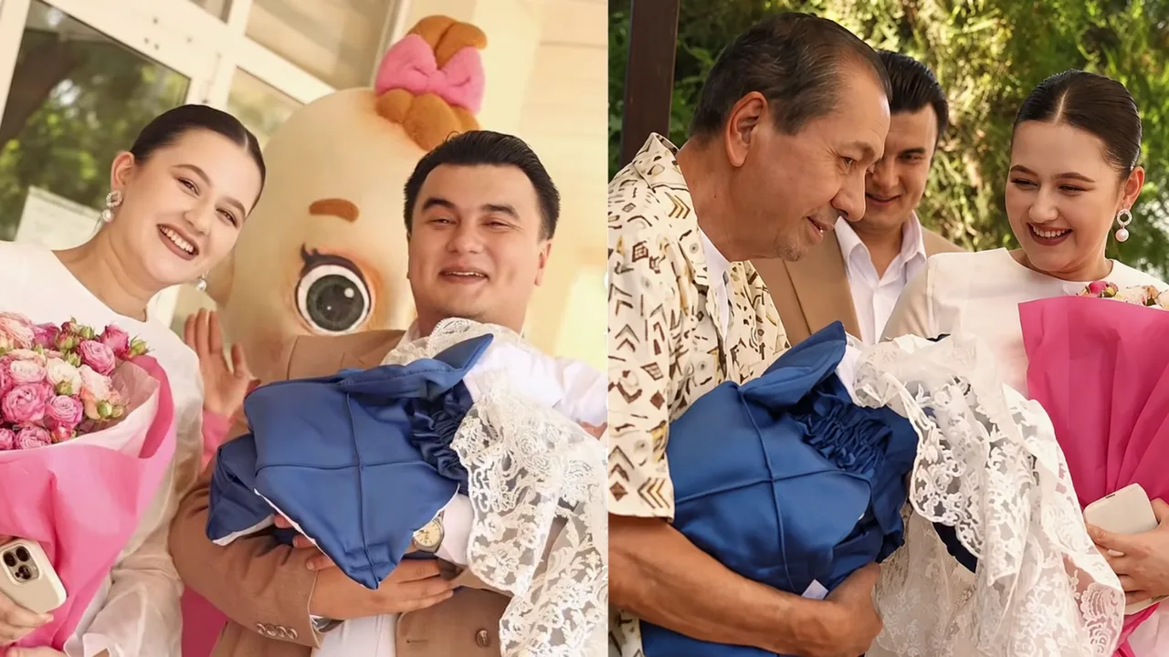 Shohruh Mirzo and Oyshaxon's modest discharge from the maternity hospital earns praise (video)