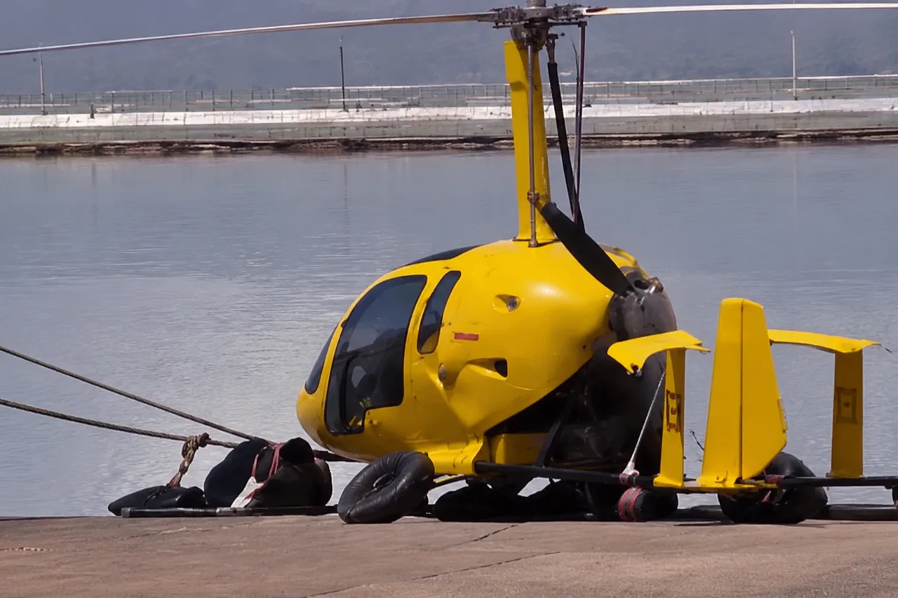 Mini-helicopter crashes in China: two tourists injured