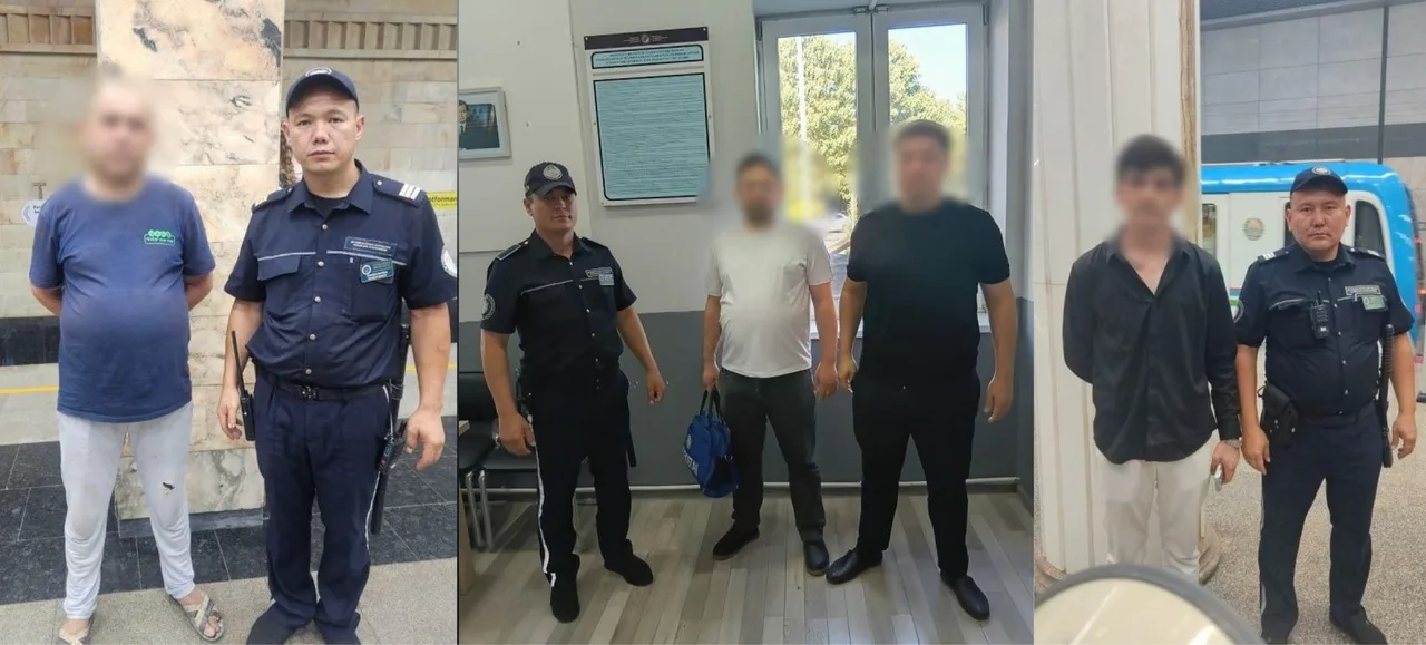 Inspection in the metro: three wanted individuals apprehended