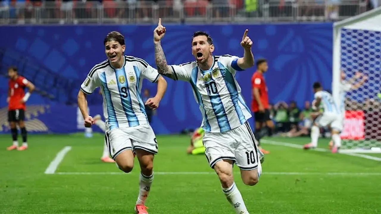 Argentina derrota a Egipto y avanza a cuartos de final