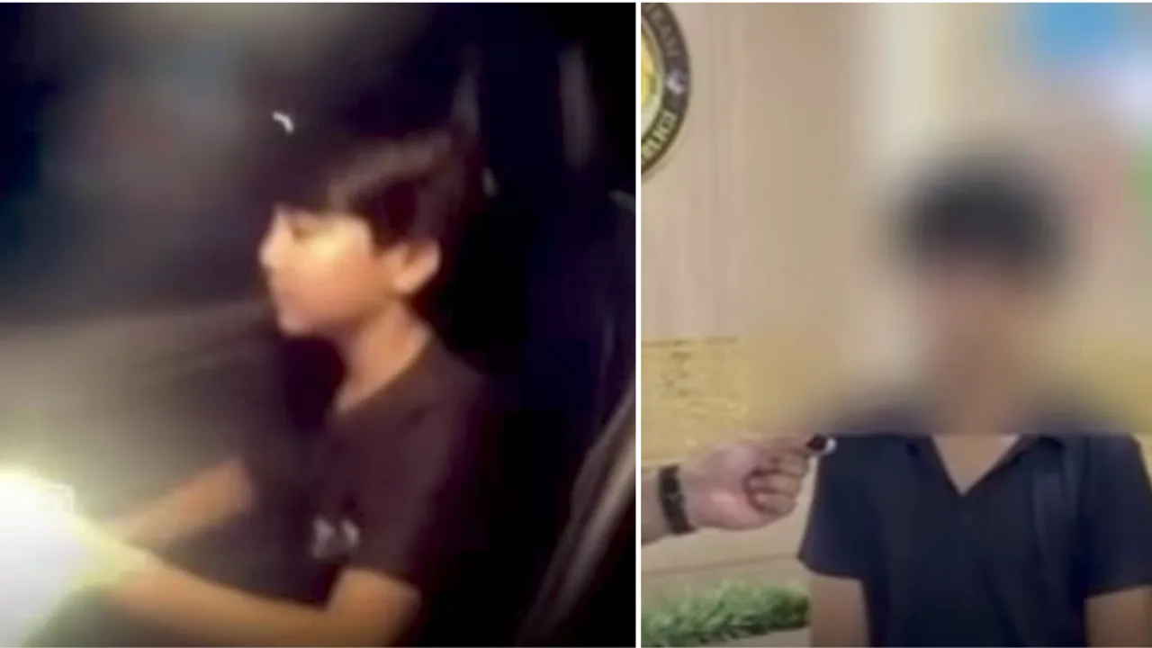 In Surkhandarya, a mother allowed her 7th-grade son to drive a car