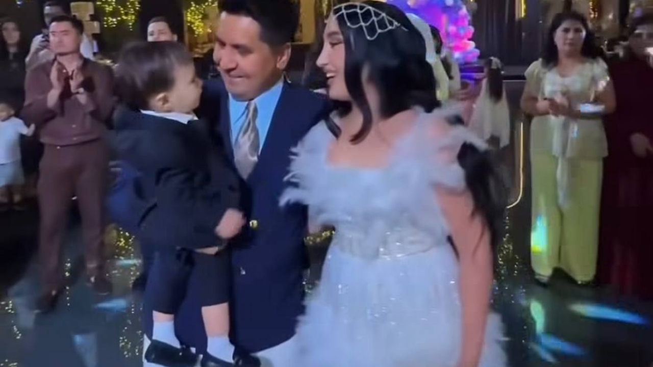 Viner and instablogger Bobur Mansurov celebrated the 1st birthday of his son Muhammad Yasin