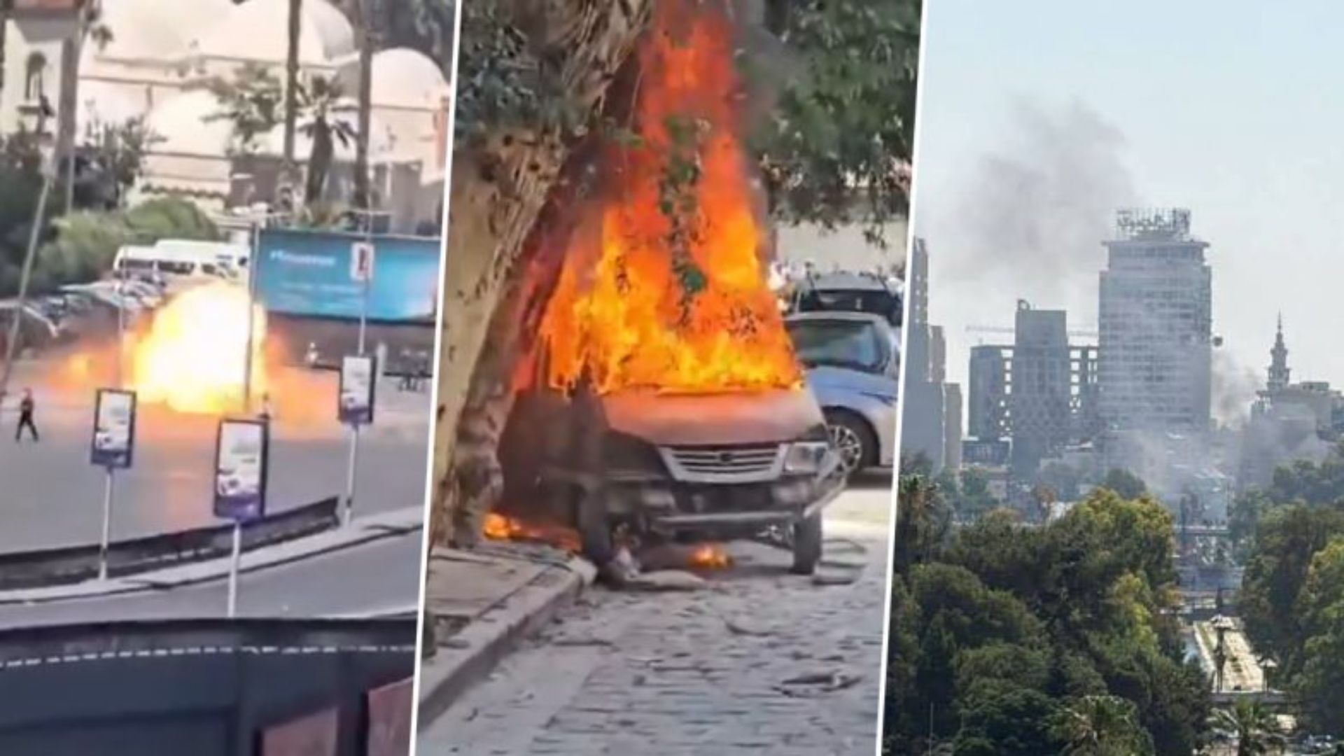 Explosionen in der Nähe des Hotels, in dem Macron übernachtet