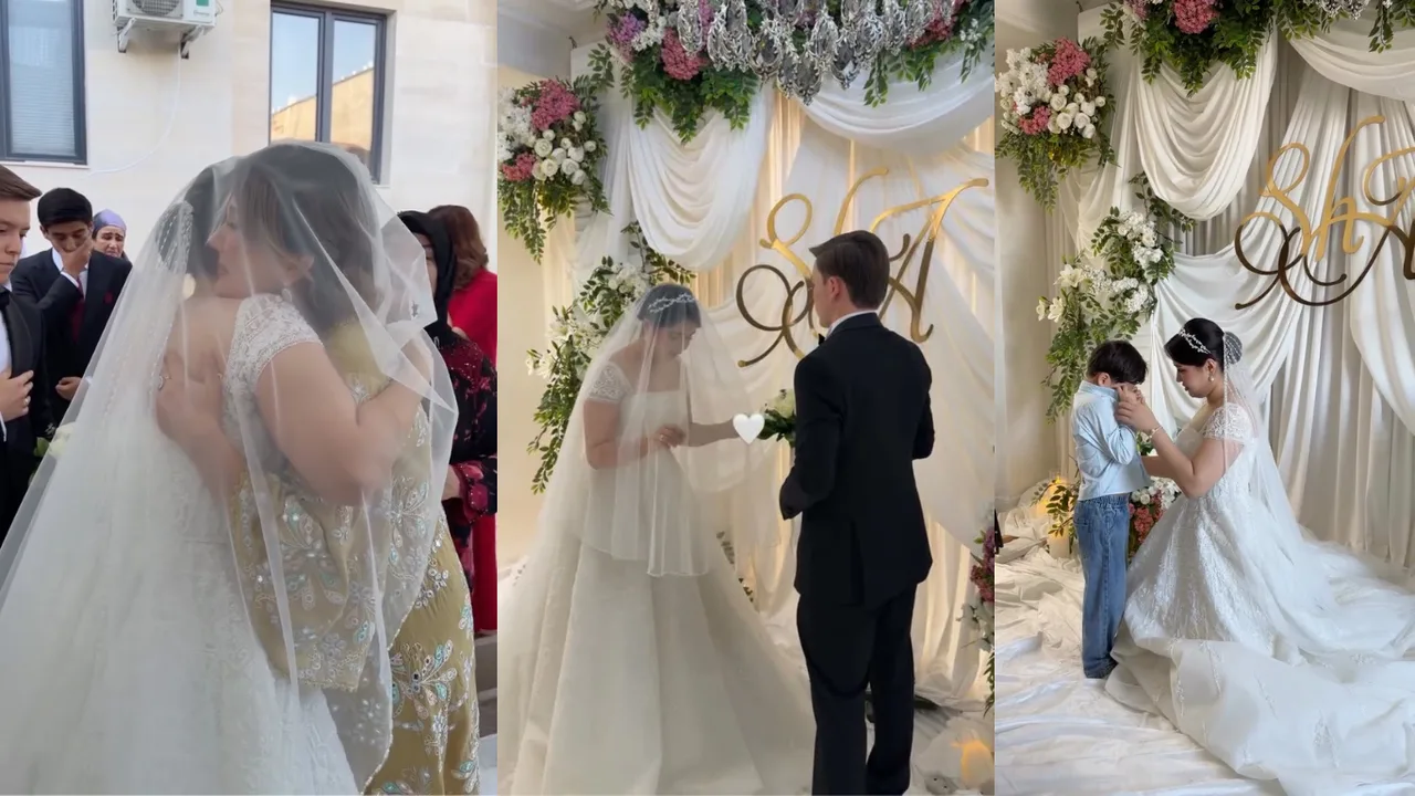 The most touching moments of a wedding: farewell to parents and a brother's tears (video)