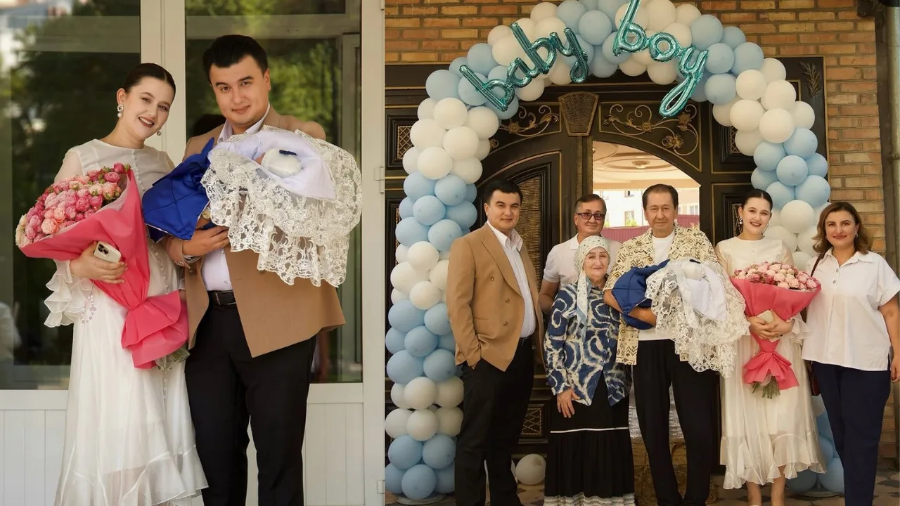 Shohruh Mirzo va Oyshaxonning tug‘ruqxonadan dabdabasiz chiqishi e’tirofga sazovor bo‘ldi (video)